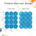 Baby Food Storage Container  12 Portions X 2 5oz - Bpa Free Silicone Freezer Tra