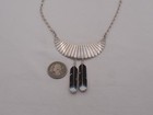 Vintage Native American Sterling Signed Navajo 16  Necklace Eu-16