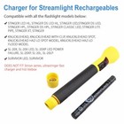 Wall Car Charger Cord For Streamlight Flashlight Sl-20x-led Sl-20xp-led Recharge