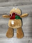16  Dan Dee Gingerbread Boy Christmas Cookie Brown Stuffed Animal Plush Toy