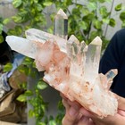 1 7lb Natural Clear White Quartz Crystal Point Specimen Mineral  Healing