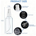 Dtdnzkn 4 Pack 1 Oz  30ml  Mini Spray Bottles Clear Travel Size 30ml