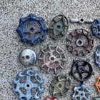 Vtg Lot Of 100 Water Faucet Spigot Valve Handles Knobs Industrial Steampunk