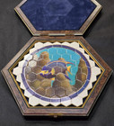 James Peters Honiton Angel Fish Ceramic Puzzle case Marie Claire 62 Pieces