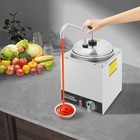 3l Electric Cheese Dispenser With Pump Commercial Hot Fudge Warmer 86   -185    350w