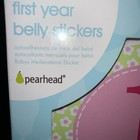 Pear Head Baby s Girl First Year Belly Milestone Stickers Months 1-12 