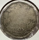 1881 25 Cents Canada Silver 25c Coin Queen Victoria Silver Quarter