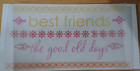 Rub On Transfer Lot  4 Mini Sheets  Girlfriends Theme  Free Shipping