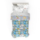 Miniverse Donut 5 Piece Twin Bedding Set Reversible Comforter Sheet Set