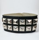 Elvira Mistress Of The Dark Vintage 1985 Leather Studded Cuff  Bracelet Official