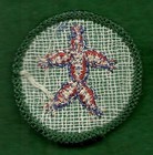 Girl Scout  Badge - Cheesecloth Back - Toymaker - Free Shipping