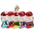 Old World Christmas Blown Glass Ornament For Christmas Tree  Snowman Family Of 5
