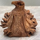 Vintage Eagle Head Folk Art Hand Carved Driftwood Collectible Wood