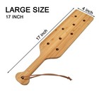 Hilaza 17 Inch Large Bamboo Wood Paddle Wooden With Airflow 17