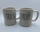 2 Rae Dunn Trick And Treat Coffee Mugs Artisan By Magenta Halloween Fall