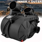 For Polaris Rzr Xp 1000 2015-up Outer   Inner Clutch Belt Cover Housing Black Us