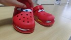 New Kid   s Light-up Lightning Mcqueen Croc Nwt Kid Shoe Clog Disney  C9-j3 Sizes