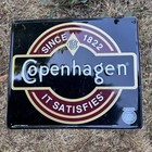 Copenhagen Metal- Tin  Advertising Sign  Tobacco Co  1992 Vintage