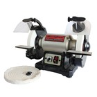 Bucktool Bench Grinder And Buffer  8-inch Dual-speed Grinder With Low high Speed