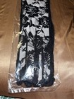 Women s Black Lace Arm Warmers Gloves One Size Goth Halloween Costume