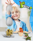 3 Pack Jumbo Dinosaur Eggs - Drop To Hatching Dinosaur Eggs Toys Birthday Gifts