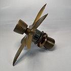 Vintage  Schlage Astra Brass Starburst Door Knob Star Burst Sunburst