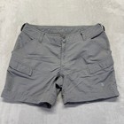 The North Face Shorts Womens 12 Nylon Cargo Utility Camping Outdoors Hiking Gray