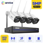 Annke 5mp 8ch Nvr Wireless 5mp Security Ip Camera System Outdoor Audio Recording