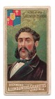 1889 N34  allen   Ginter  Tobacco Card  King Kalakaua  sandwich Islands  hawaii