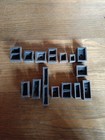 Metal Letterpress Furniture Lot Of 15 Assorted Sizes  