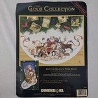 Santa Dimensions Gold Xmas Tree Skirt Wildlife X Stitch Kit  8565 Open Complete