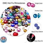 Hotfix Rhinestones Flatback Glass Rhinestone 1440pcs Ss16 3 7-3 9mm Round Gem
