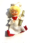 Vtg Pixie - Elf   Christmas Doll Ornament Graduate