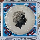 2021 Simpsons Homer Bart Marge  Tuvalu Fine 1 Oz   9999 Silver W custom Capsule 