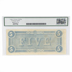 1864 T69 Confederate States Of America Note  5 Legacy Extremely Fine 45 Ppq