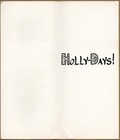Unused Vintage Reed Starline Holidays Or Christmas Flocked Card  Cute Girl Holly