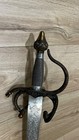 Vintage Toledo Spanish Swept Hilt Rapier Sword Decorative Display Etched Blade