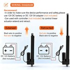 800n 12v Linear Actuator Motor Fast Speed 20mm s Stroke 2  40  176lbs Waterproof