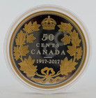2018 Canada 50 Cent 75th Anniversary 1943 Half Dollar 2 Oz Silver