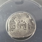 Sasa 1701-24 Lima Peru Silver 2 Reales Anacs F12