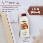 Bazic Products Wood Glue  4 Fl Oz  Strong Sandable 1-pack  4 Fl Oz bottle