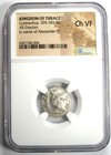 Lysimachus Alexander Silver Ar Drachm Greek Thrace Coin 305 Bc - Ngc Choice Vf