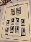 Israel- -1986- -lot Of 21 Stamps W tabs   1 Sheet-on Album Pages-mnh  i103