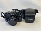 Vintage Ricoh Xr-10 35mm Slr Camera Body W  Extra Lenses  Flash  Bag   More Euc