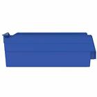 Storage Bin Plastic Nesting Shelf Box For Pantry Kitchen Blue 12-pack Akro-mils