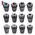 12pcs Er16 1 32 -3 8  Spring Collet Set For Cnc Milling Lathe Tool