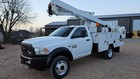 2017 Dodge 5500 Ram 4wd 45ft Insulated Bucket Truck Eti Etc40ih 6 4l Gas