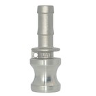 1 2  1  1 5  4  Type E Camlock Male Adapter To Hose Barb Stainless Steel Fitting