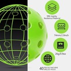 48 Pack Premium 40-holes Outdoor Pickleball Balls  Meet Usapa Official Requireme