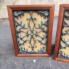 Vintage Coral Bx-200 2-way Speakers Wood Lattice Grille Japan Tested Pair